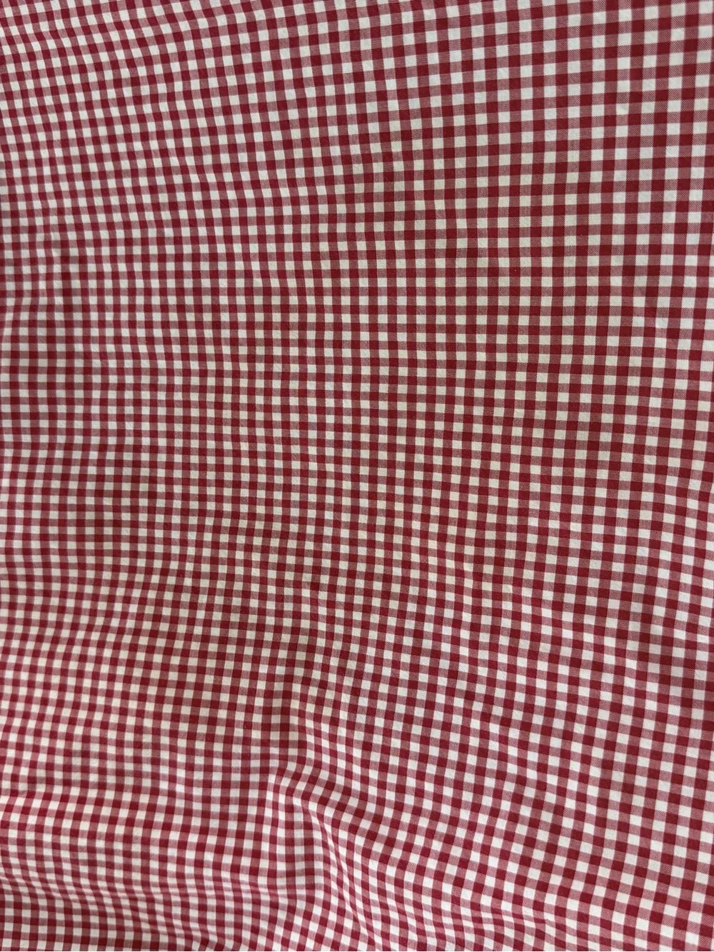 Pottery Barn Kids Twin Red Gingham Check Sheet Set 2 Pc Discontinued